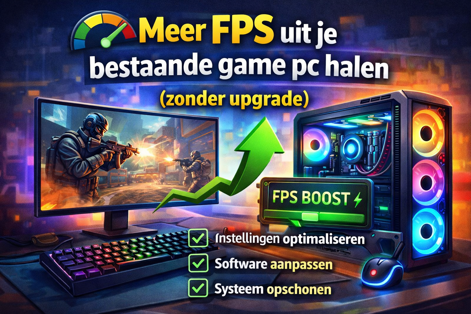 Meer FPS uit je bestaande game pc halen (zonder upgrade)